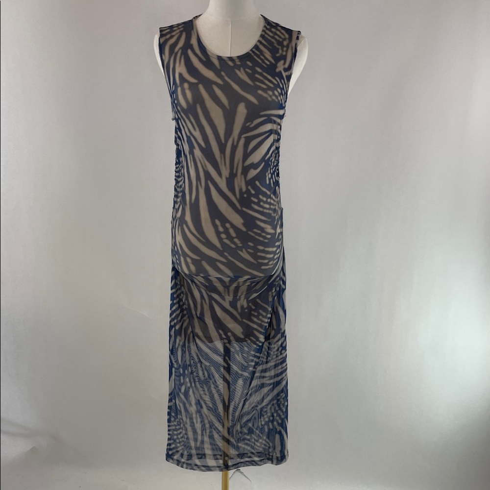Fifteen Twenty Side Shirred Midi Dress, L